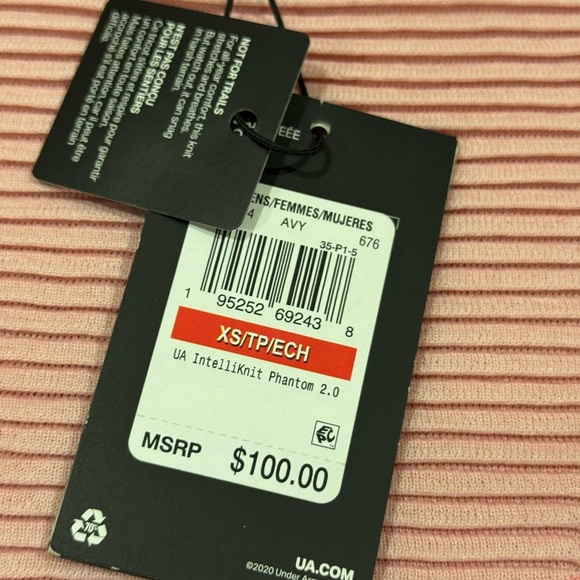 New Under Armour UA IntelliKnit Phantom 2.0 Crew Shirt 1354394 Women’s XS - Picture 2 of 6